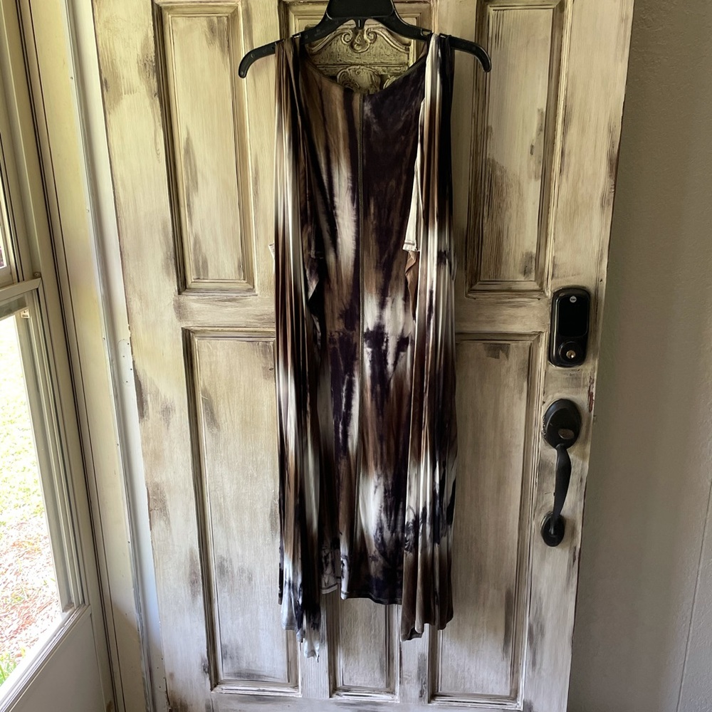 Tie Dye Hood Vest Size 2X